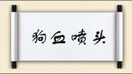 狗血喷头对联图片